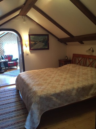 Dubbelsäng på tredje våningen